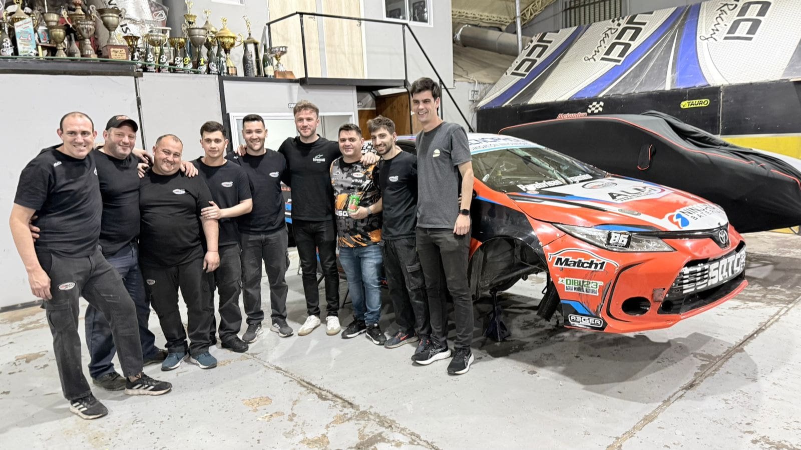 “Titán” con “Popeye”: Canapino se sumó al Ale Bucci Racing