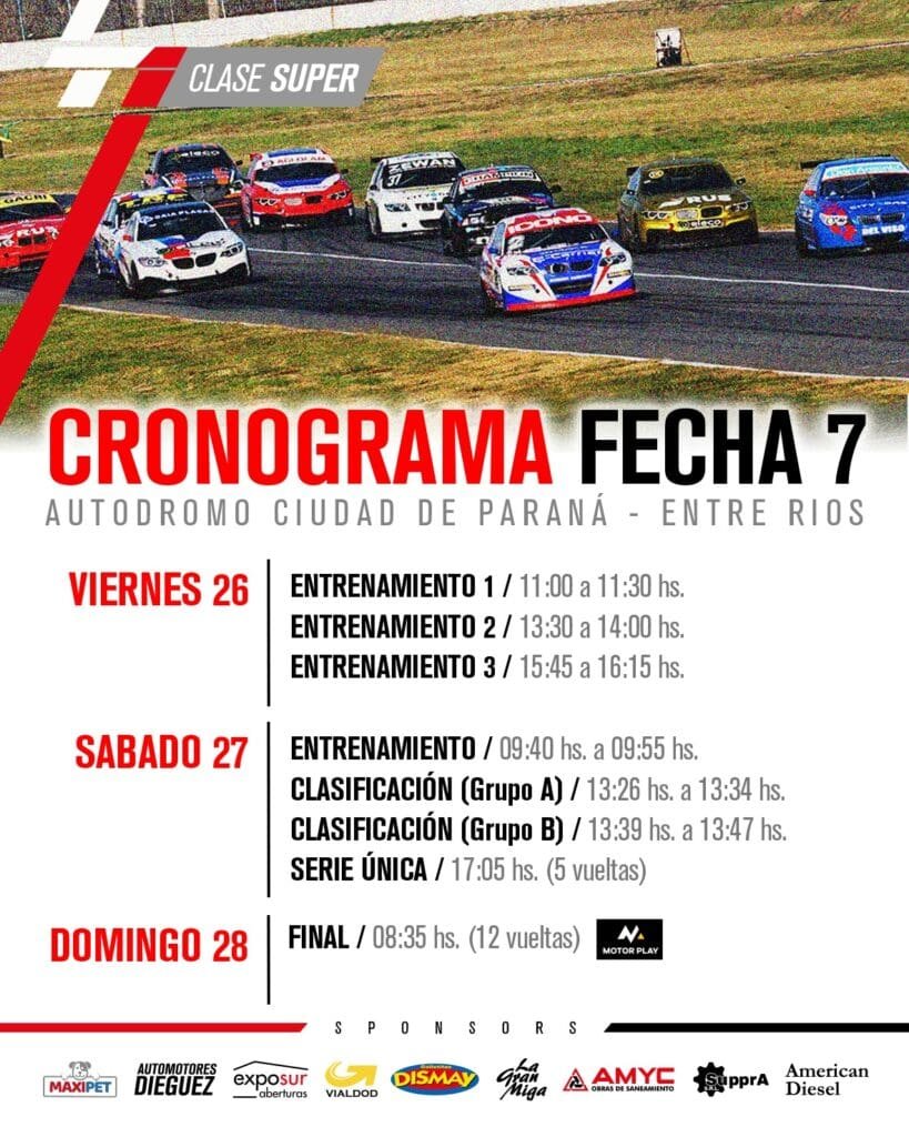 Tercera visita: la Clase Súper correrá en Paraná 3 WhatsApp Image 2025 09 25 at 08.21.06