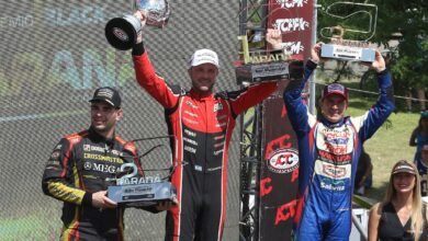 Locales al podio: Martínez y Werner, felices en su Paraná 6 TC podio Parana