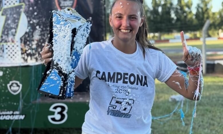 ¡Todino campeona!: Lucía se coronó en el KDO 250 liviano 1 WhatsApp Image 2025 11 24 at 17.15.52