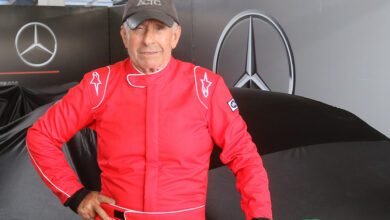 El hombre de la Estrella: Lavari manejó el Mercedes 9 BH7 6480