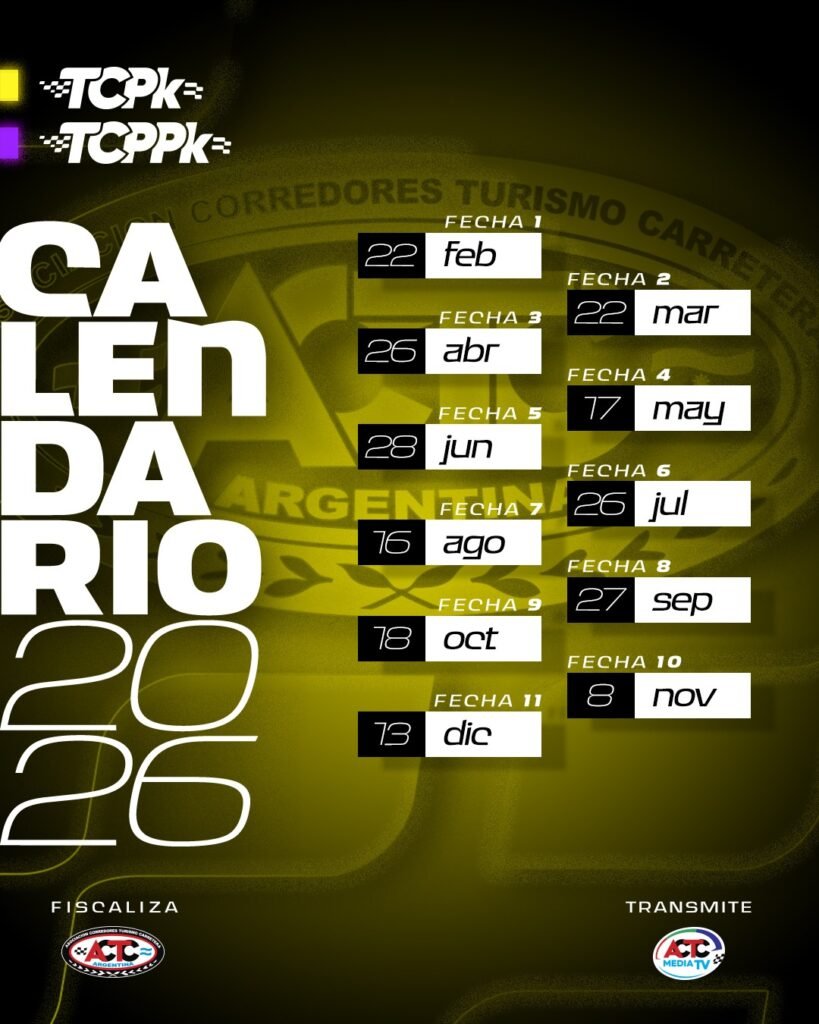 Calendario TCPK