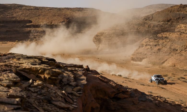 Etapa 4: Victoria de Cavigliasso, virtual abandono de Al-Rajhi 1 Cavigliasso rumbo a la victoria