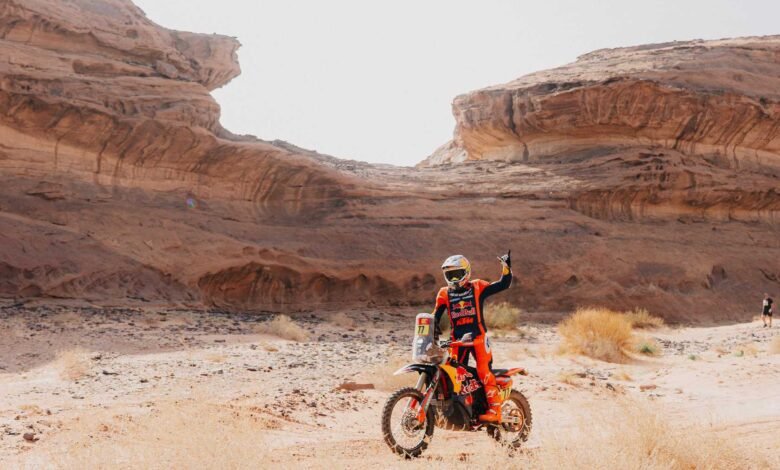 Etapa 5: Excelente día para los argentinos en Arabia Saudita 1 Lucas Benavides y su triunfo en la etapa 5