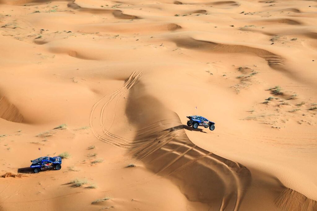 Los autos en la etapa 6 del Dakar 2026