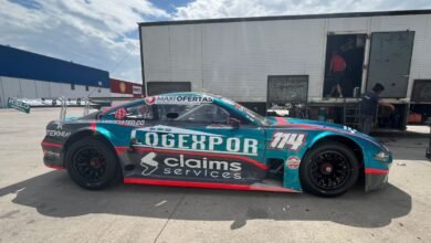 El Ford Mustang de Gastón Ferrante en los boxes de La Plata