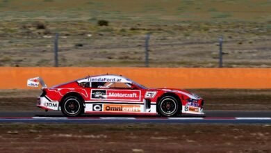 Gianini en el entrenamiento del TC