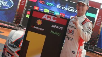 Nicanor Santilli Pazos con la pole del TC Pista