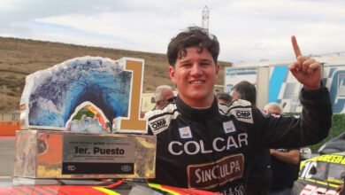 TC en El Calafate: Después de la técnica Moscardini ganó la primera del año 6 Moscardini con el 1 en el TC