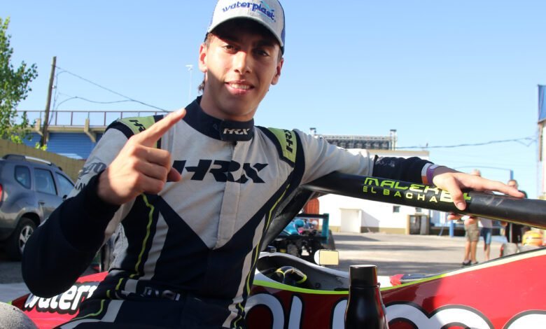 Malek El Bacha celebra la pole en la Fórmula 3 Metropolitana