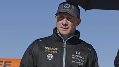 Jerónimo Teti en los boxes de El Calafate