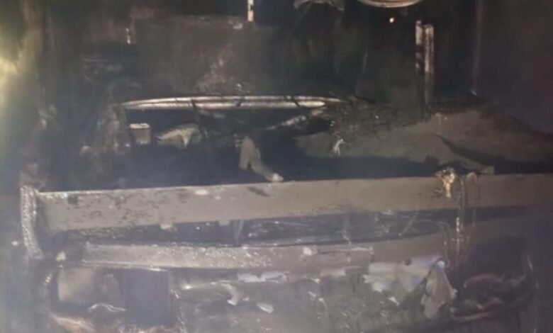 El semi del Savino Sport luego del incendio