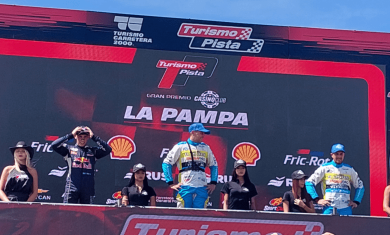 Clase 1: Bull triunfó en Toay 1 El podio de la Case 1