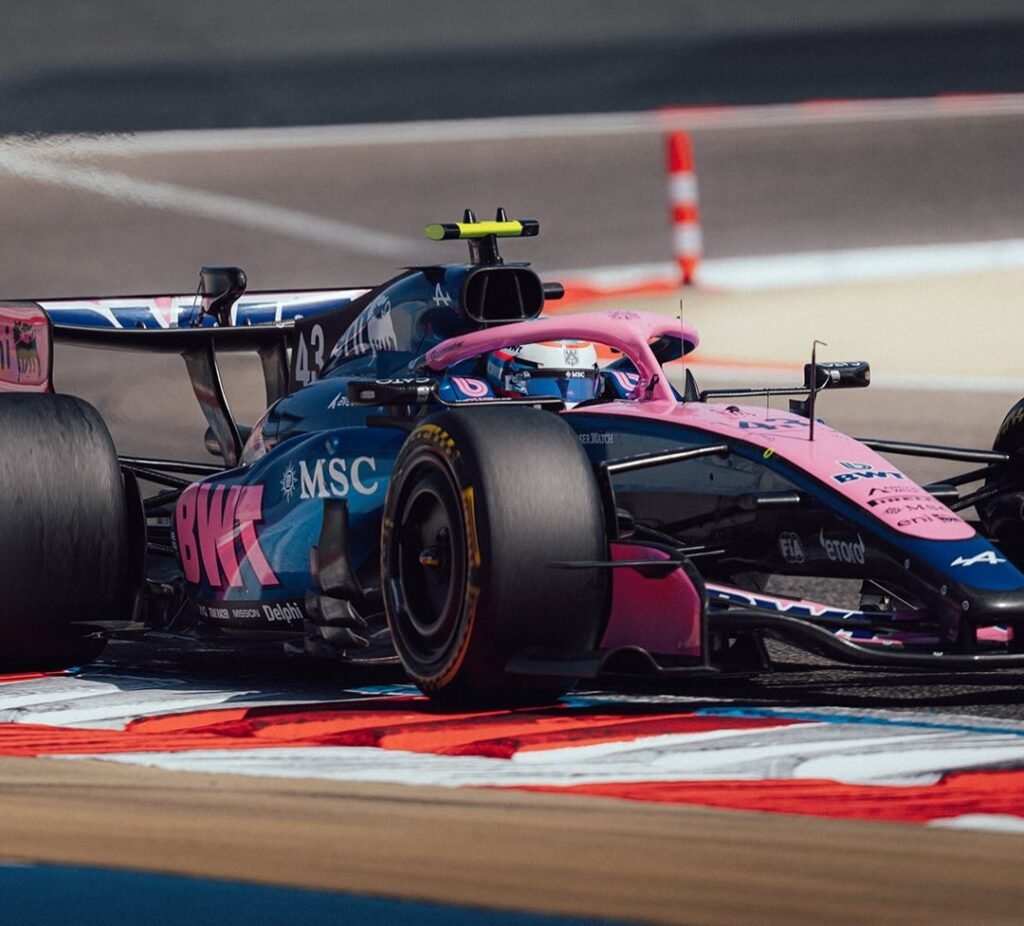 Franco Colapinto en los test de pre temporada