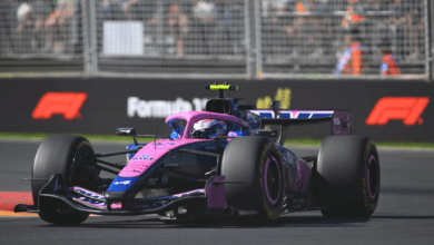 Colapinto en el Alpine durante las Prácticas de Australia