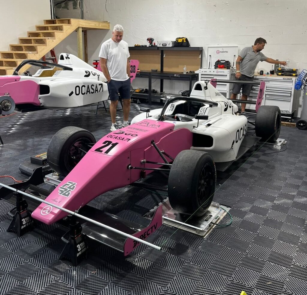 El auto de Olaverria en Homestead
