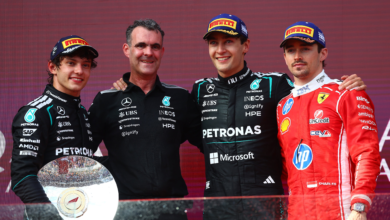 Russell y Antonelli sellaron el fin de semana de Mercedes con un 1-2 4 El podio de laF1 en Asutralia con Russell, Antonelli y Leclerc