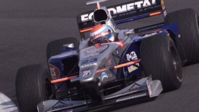 Esteban Tuero en su paso por Minardi