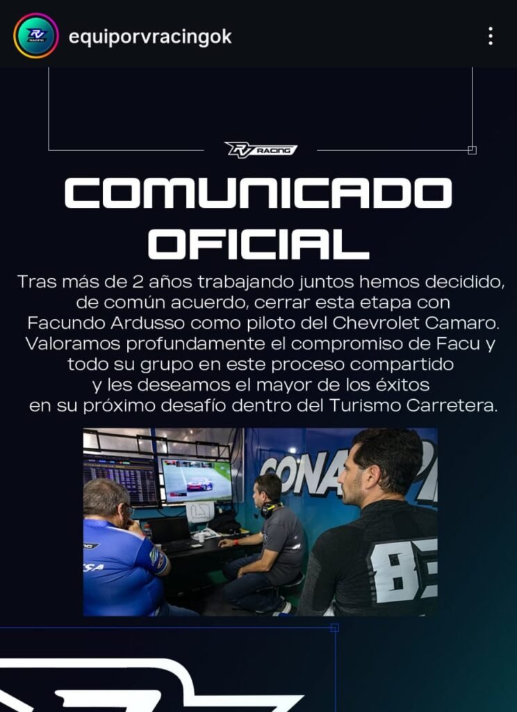 Comunicado del RV sobre la desvinculación de Ardusso
