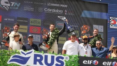 Clase 2: Vitar ganó en Córdoba 5 El podio de la Clase 2 con la victoria de Vitar