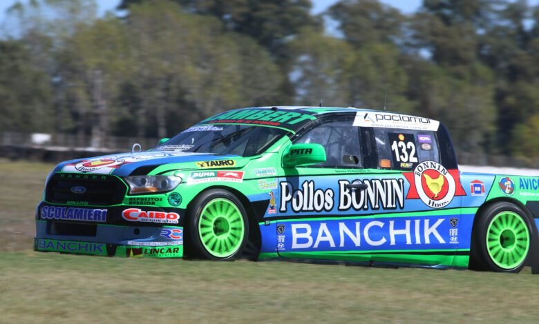 Pellandino, el ganador de las TC Pista Pick Up en La Plata