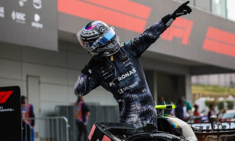 Antonelli celebra la victoria en el GP de Japón