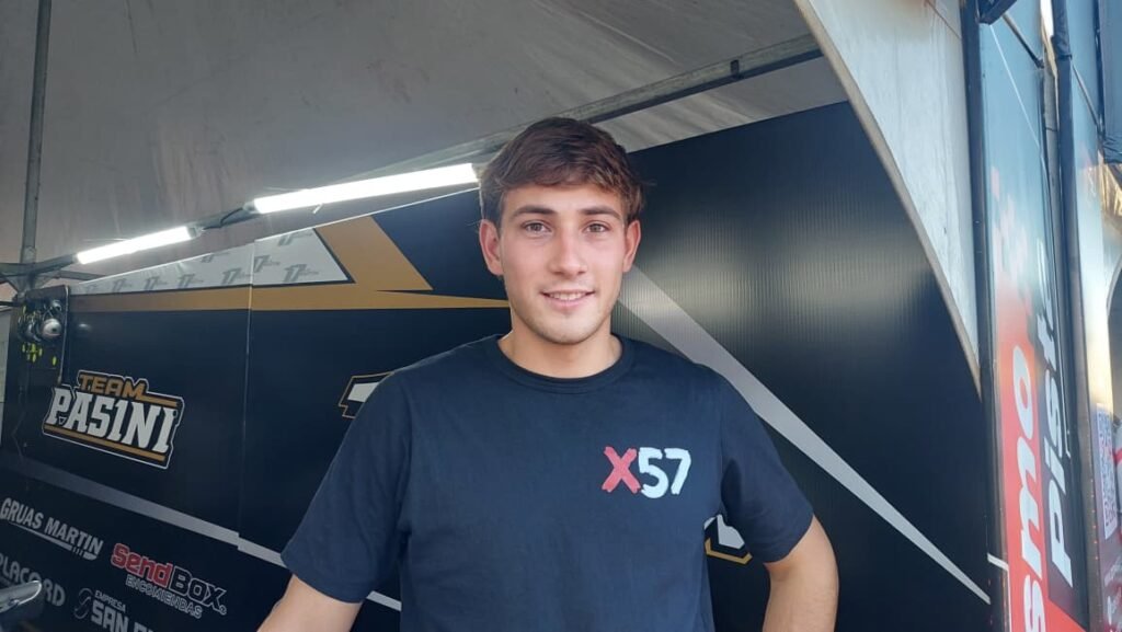 Agustín Martin, el más rápido del viernes en la Clase 2 3 Agustín Martín hizo el mejor tiempo en la Clase 2 en Concordia