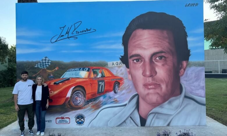 El mural del Flaco Traverso en Ramallo