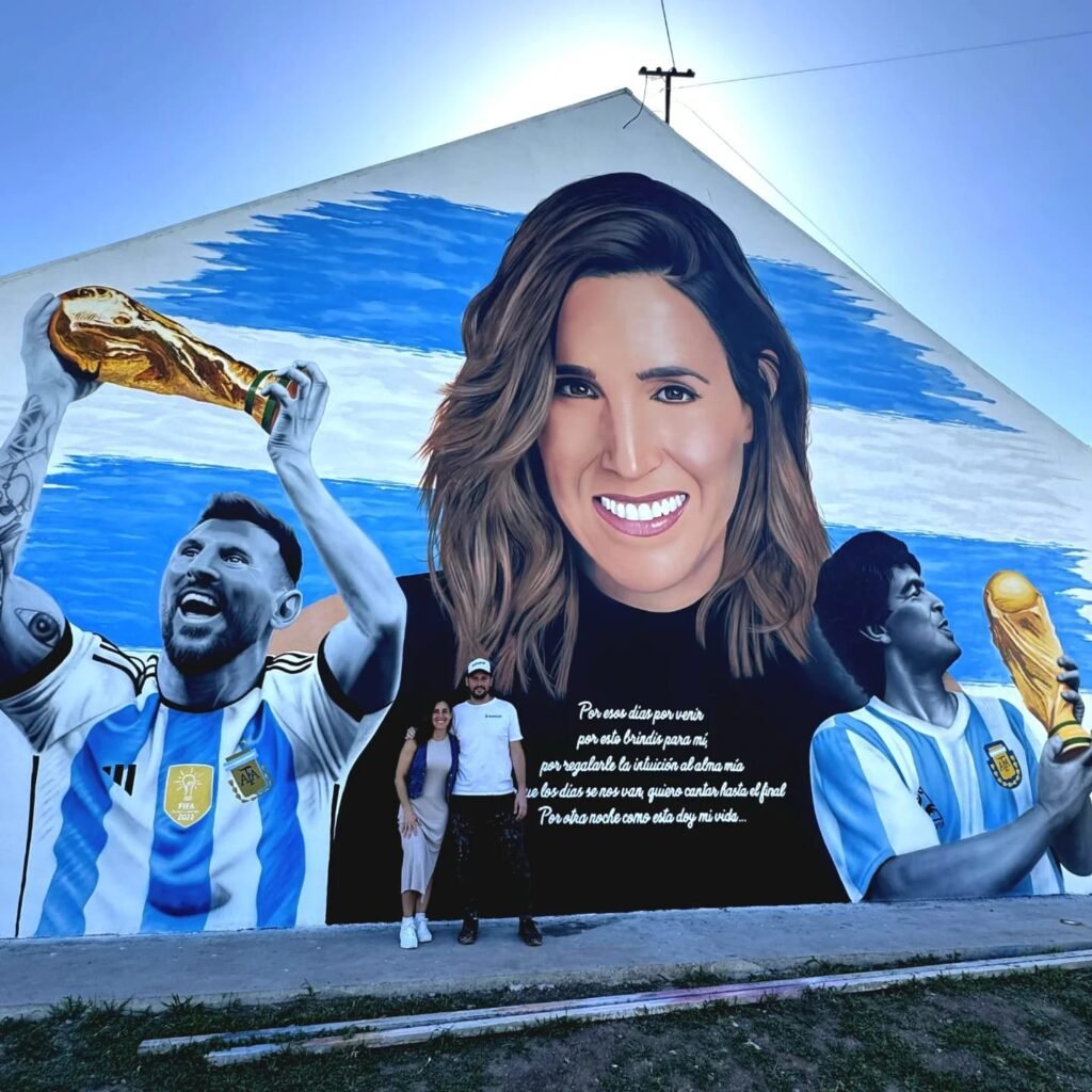 La obra de Gariel Griffa, autor del mural del Flaco Traverso