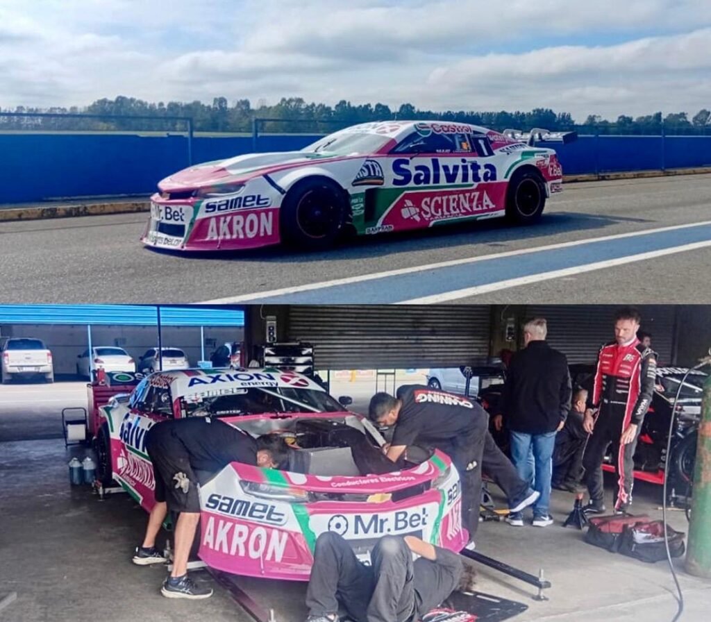 Agustín Canapino sufrió la rotura del motor en las pruebas de La Plata