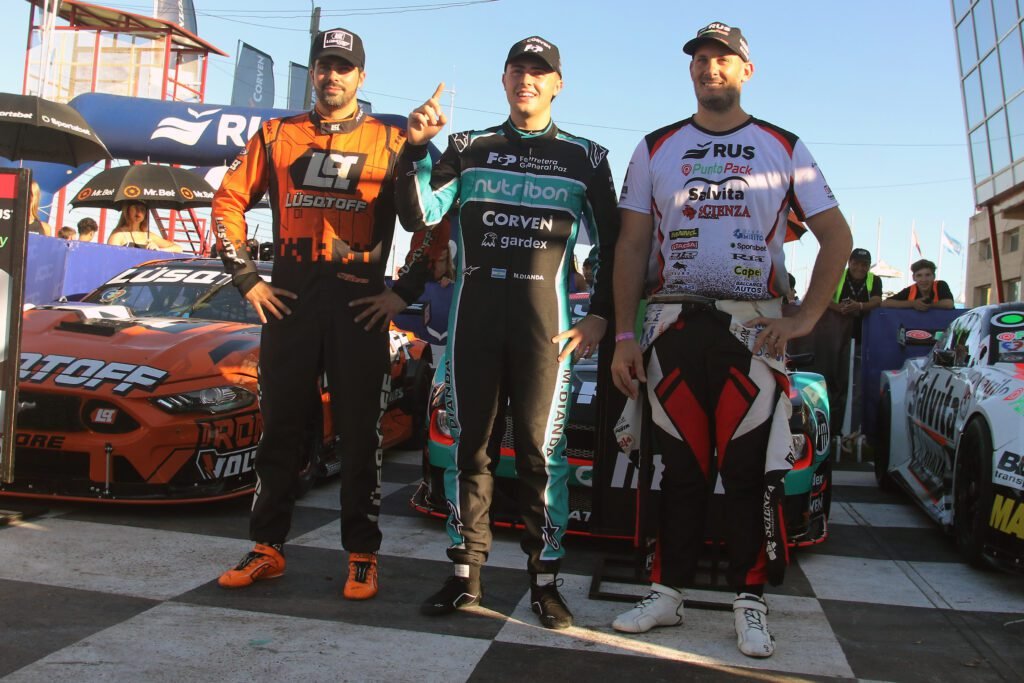 Dianda celebra la pole 