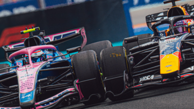 Colapinto y Verstappen en la largada