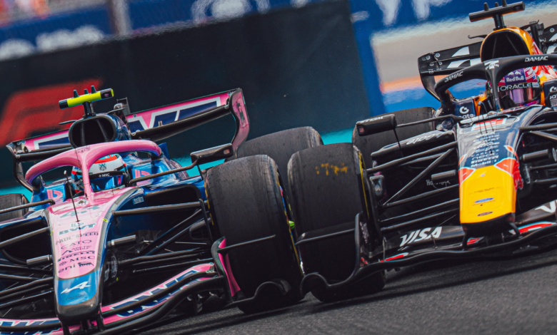 Colapinto y Verstappen en la largada