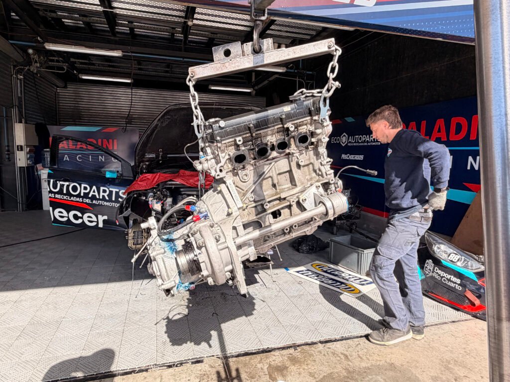 El reemplazo del impulor del auto de Marquez
