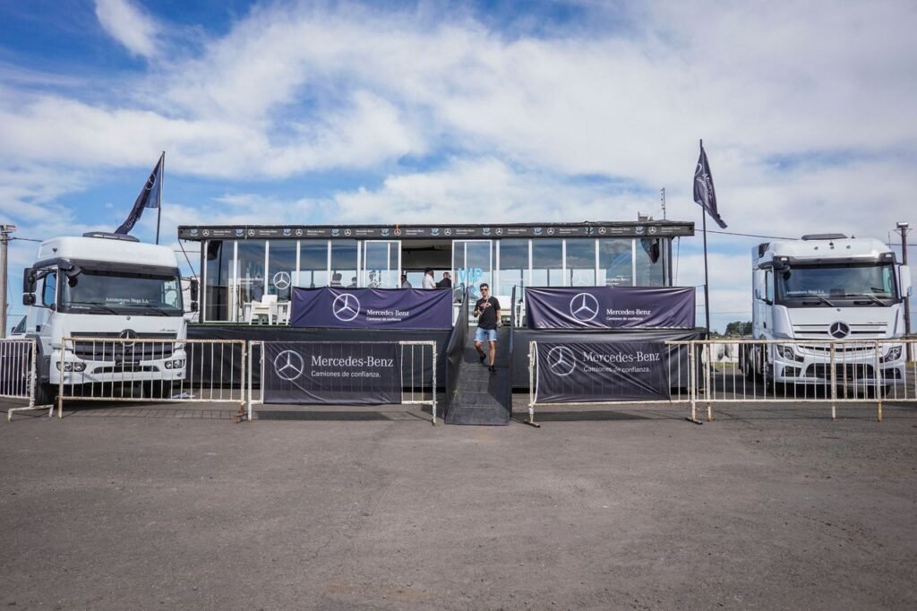 El corporate de Mercedes-Benz en Concepción del Uruguay