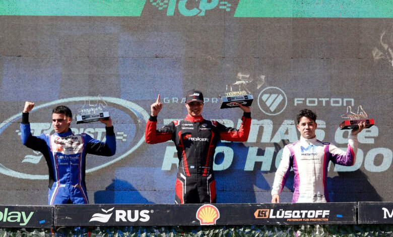 El podio del TC Pista