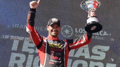 Facundo Ardusso pegó fuerte en Termas y volvió a la cima del campeonato 4 Facundo Ardusso festeja en el podio