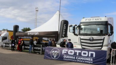 El stand en el Gran Premio Foton
