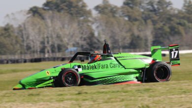 Karim Fara con la pole en la F4
