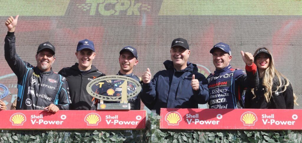 El podio del TC Pick Up con Martínez a la cabeza