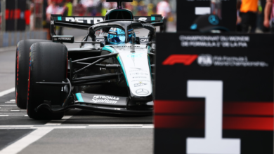 Russell sigue en lo más alto: poleman para el GP de Canadá 8 Russell hizo la pole en Canada