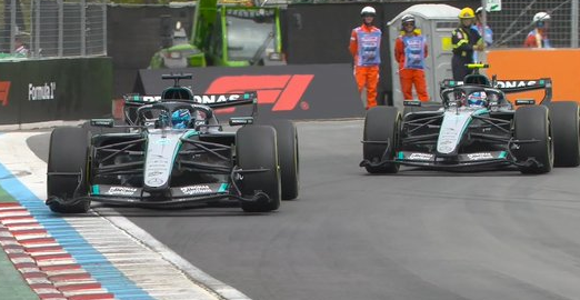 Russell sigue en lo más alto: poleman para el GP de Canadá 2 La dupla de Mercedes-Benz, con Russell a la cabeza