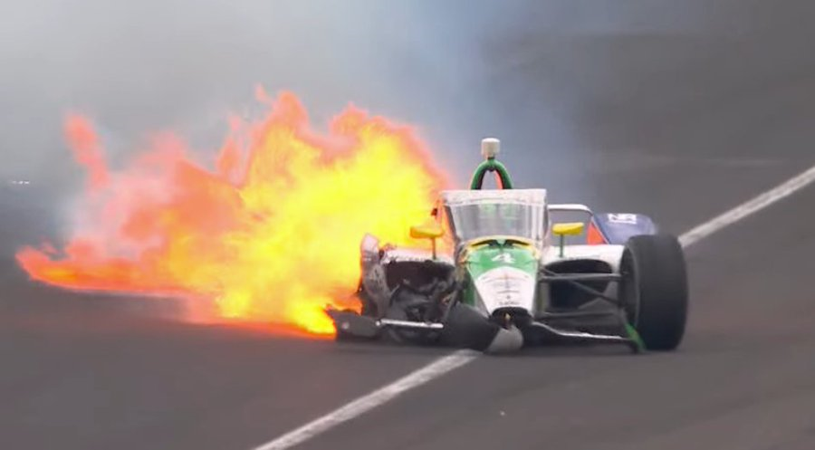 Felix Rosenqvist hizo historia en unas emocionantes 500 Millas de Indianápolis 3 Caio Collet generó la anteúltima neutralización del día en la Indy 500