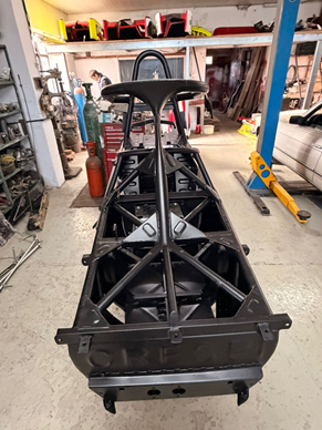 Benjamín Traverso y el Satorra Competición, listos para el desafío en el Cabalén 4 La reconstrucción del auto de Traverso