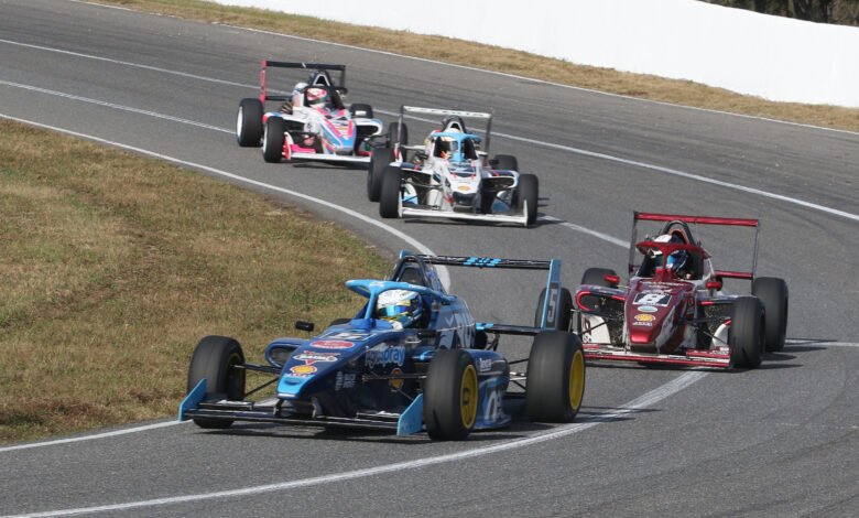 Monti ganó la Carrera Clasificatoria en Alta Gracia 1 Monti encabeza el pelotón de la F2 Argentina en Alta Gracia