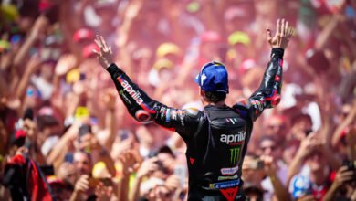 Bezzecchi celebra la victora en Mugello