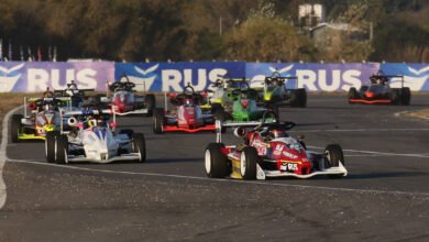 Benjamin Traverso logró su primer triunfo 5 La largada de la final del sábado de la Fórmula 3 Metropolitana en Alta Gracia