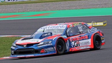 Felipe Bernasconi marcó el camino en los ensayos del TC Pista en Termas 5 Felipe Bernsaconi en su Camry