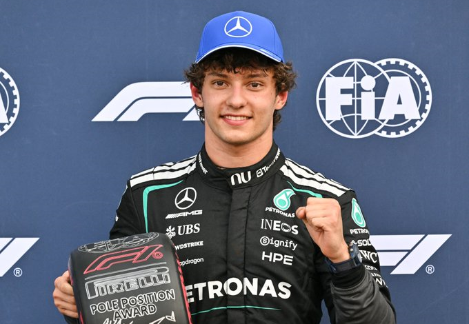 Kimi Antonelli apareció el sábado y se llevó la pole en Mónaco 1 Antonelli en la pole del GP de Monaco
