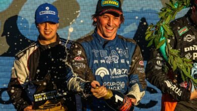 Mayores del Sudeste: la Carrera de las Estrellas fue un éxito 3 De Benedictis celebra la victoria en la final de invitados del Mar y Sierras A de las Mayores del Sudeste